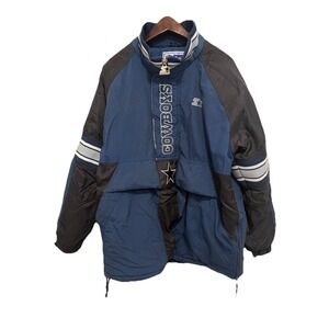 Vintage 90s Dallas Cowboys Proline NFL Starter Puffer Jacket - Men's Size M -